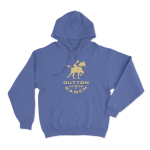 Yellowstone Dutton Ranch Unisex Hoodie Blue