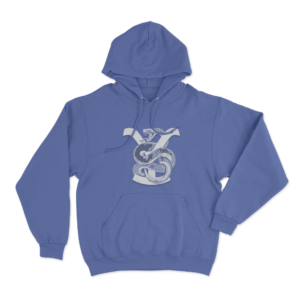 Yellowstone Rattlesnake Unisex Hoodie Blue